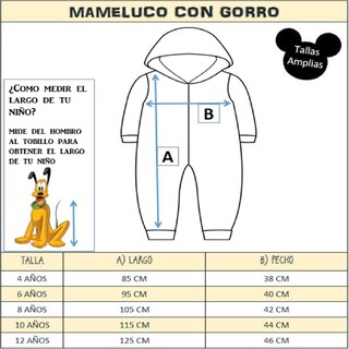 Foto 6 | Foto 6 | Mameluco para Niña Disney con Gorro Bordado Stich Color Azul