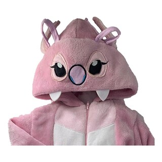 Foto 2 | Foto 2 | Mameluco con Gorro Bordado Disney Ángel Rosa
