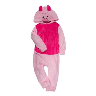 Foto 3 | Foto 3 | Mameluco Disney Niña con Gorro Bordado Piglet Rosa