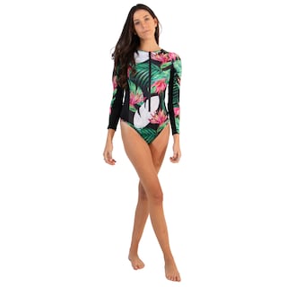 Foto 1 | Foto 1 | Traje de Baño Too Good Entero color Verde con Rosa para Mujer