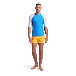 Foto 3 | Foto 3 | Rash Vest Arena Graphic Manga Corta Para Hombre Azul