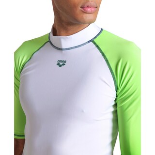 Foto 4 | Foto 4 | Rash Vest Arena Graphic Manga Corta Para Hombre Blanco
