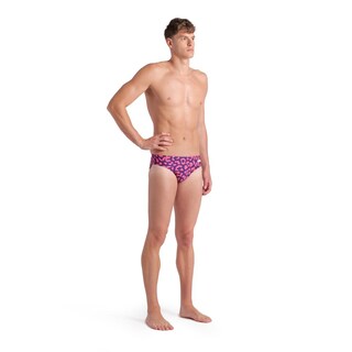 Foto 3 | Foto 3 | Traje De Baño Arena Leopard Skin Brief Para Hombre Rosa