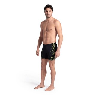 Foto 3 | Foto 3 | Traje de Baño Mid Jammer Arena Performance Straight Lines Negro para Hombre