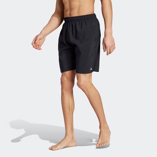 Foto 4 | Foto 4 | Shorts De Natación Clx Largo Clásico Solid Adidas Negro Hombre