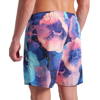 Foto 5 | Foto 5 | Short De Playa Arena Water Prints Allover Para Hombre Azul