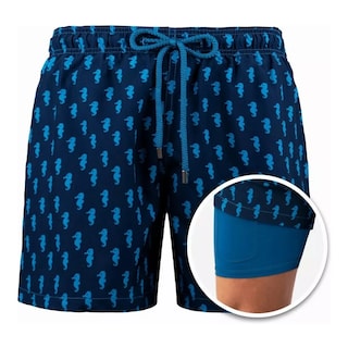 Foto 2 | Foto 2 | Short, Traje De Baño Para Hombre Playa Talla: Xl Mod. A29 Eo Safe Imports Esi-19077 Azul