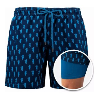 Foto 2 | Foto 2 | Traje De Baño Para Hombre Playa Short Talla: M Mod. A29 Eo Safe Imports Esi-19075 Azul