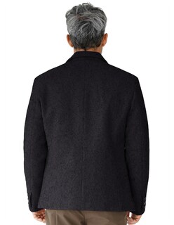 Foto 4 | Foto 4 | Saco Calidad Premium Caballero Abotonado Cuello V Gris Obscuro Roosevelt