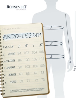 Foto 6 | Foto 6 | Saco Calidad Premium Caballero Abotonado Cuello V Gris Obscuro Roosevelt