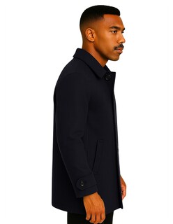 Foto 2 | Foto 2 | Abrigo Largo Hombre Gamuza Premium Negro Roosevelt