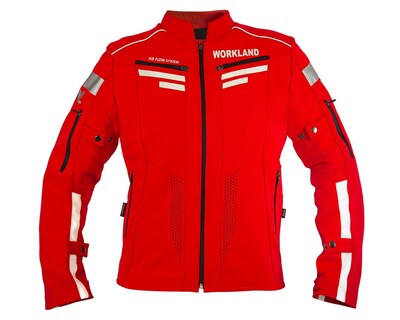 Foto 1 | Foto 1 | Chamarra Motociclista Impermeable Hombre Protectores Wkl 1985 color Rojo