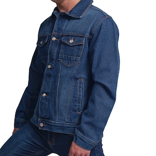 Foto 2 | Foto 2 | Chamarra de Mezclilla MCHK 8012 color Azul Manga Larga 4 Bolsillos Cierre Frontal de Botones