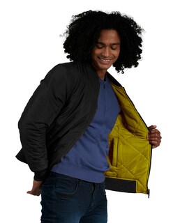 Foto 1 | Foto 1 | Chamarra Tipo Bomber Generra 228410 color Negro para Hombre