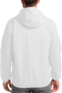 Foto 4 | Foto 4 | Chamarra Impermeable Shendy Vendy color Blanco para Hombre con Capucha