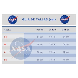 Foto 8 | Foto 8 | Chamarra Nasa Reversible Azul para Hombre
