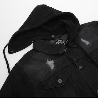 Foto 3 | Foto 3 | Chamarra Pallpall Trucker Mezclilla Para Hombre Negra Talla CH