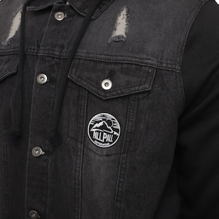 Foto 6 | Foto 6 | Chamarra Pallpall Trucker Mezclilla Para Hombre Negra Talla CH