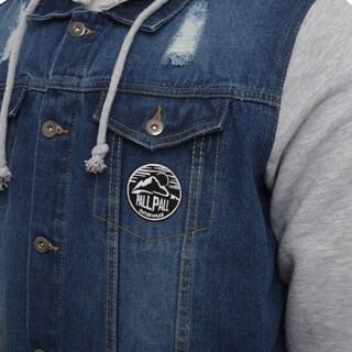 Foto 6 | Foto 6 | Chamarra Pallpall Trucker Mezclilla Para Hombre Azul Marino Talla G