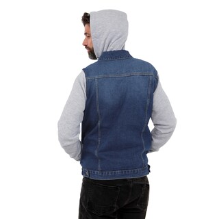 Foto 8 | Foto 8 | Chamarra Pallpall Trucker Mezclilla Para Hombre Azul Marino Talla G