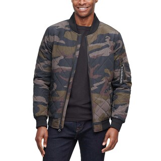 Foto 1 | Foto 1 | Chamarra Calvin Klein Bomber Water Resistant Camo para Hombre