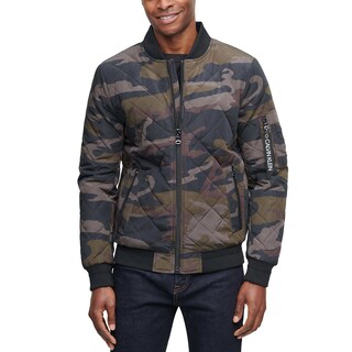 Foto 3 | Foto 3 | Chamarra Calvin Klein Bomber Water Resistant Camo para Hombre
