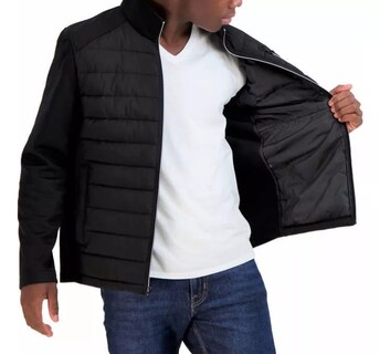 Foto 2 | Foto 2 | Chamarra Náutica Mix Media Negra para Hombre