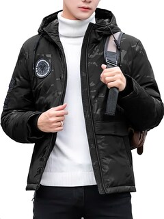 Foto 2 | Foto 2 | Chamarra Chaqueta Casual De Calidad Premium Negro Chico para Hombre