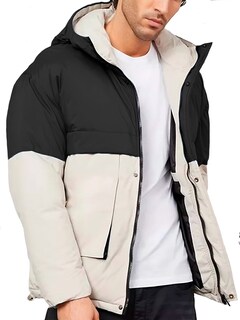 Foto 1 | Foto 1 | Chamarra De Invierno Térmica Con Capucha King B Negro para Hombre