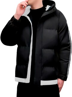 Foto 1 | Foto 1 | Chamarra Térmica Shendy Vendy Negra con Capucha para Hombre