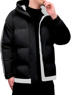 Foto 3 | Foto 3 | Chamarra Térmica Shendy Vendy Negra con Capucha para Hombre