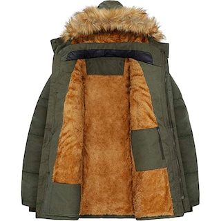 Foto 2 | Foto 2 | Chamarra Cazadora Shendy Vendy de Invierno con Peluche King B Verde para Hombre
