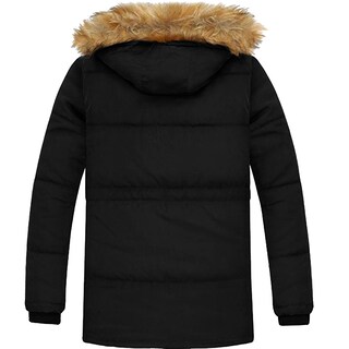 Foto 3 | Foto 3 | Chamarra Cazadora Shendy Vendy de Invierno con Peluche King B Negra para Hombre