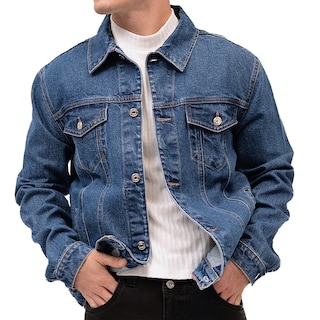 Foto 1 | Foto 1 | Chamarra De Mezclilla Mchk Vaquera 8046. Manga Larga, 4 Bolsillos. Para Caballero, Azul