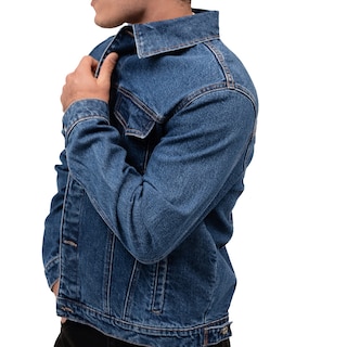 Foto 2 | Foto 2 | Chamarra De Mezclilla Mchk Vaquera 8046. Manga Larga, 4 Bolsillos. Para Caballero, Azul