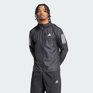Foto 3 | Foto 3 | Chamarra Own The Run Adidas Negro Hombre