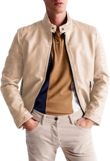 Foto 1 | Foto 1 | Chamarra Vinipiel Tipo Biker para Hombre