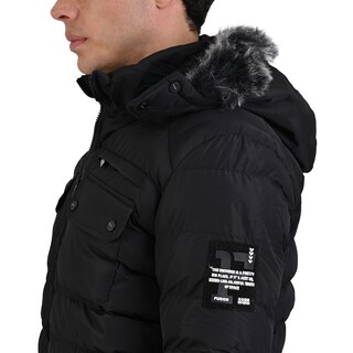 Foto 5 | Foto 5 | Chamarra Para Caballero Con Gorro De Peluche Marca Furor 100% Original