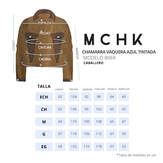 Foto 5 | Foto 5 | Chamarra De Mezclilla Mchk. Corte Vaquero, Para Hombre, Color Azul Oxido. Modelo 8069