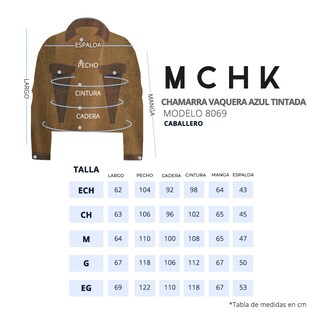 Foto 5 | Foto 5 | Chamarra De Mezclilla Mchk. Corte Vaquero, Para Hombre, Color Azul Oxido. Modelo 8069