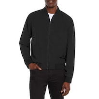 Chamarra Express Bomber Ligera Chaqueta Elegante Para Hombre Lightweight Bomber Pitch Black