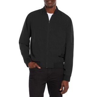 Foto 1 | Foto 1 | Chamarra Express Bomber Ligera Chaqueta Elegante Para Hombre Lightweight Bomber Pitch Black