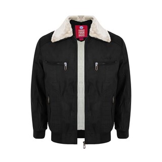 Foto 3 | Foto 3 | Chamarra Para Caballero Con Cuello De Peluche Marca Furor 100% Original