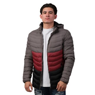 Foto 1 | Foto 1 | Chamarra Casual Benziny Para Hombre Bpj05-gris-rojo-negro