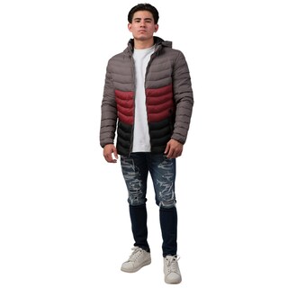 Foto 5 | Foto 5 | Chamarra Casual Benziny Para Hombre Bpj05-gris-rojo-negro