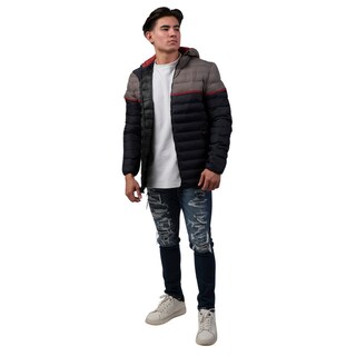 Foto 5 | Foto 5 | Chamarra Casual Benziny Para Hombre Bpj03-gris-rojo-azul Marino