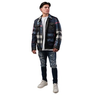 Foto 5 | Foto 5 | Chamarra Casual Pavini Para Hombre Jk-804-azul Marino