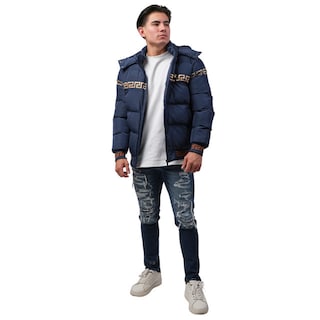 Foto 5 | Foto 5 | Chamarra Casual Men Moderno Para Hombre Mjpf-2208-azul Marino
