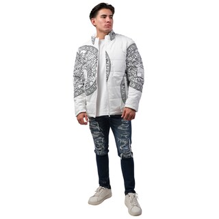Foto 4 | Foto 4 | Chamarra Casual Men Moderno Para Hombre Mjjt-6050-blanco