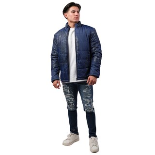 Foto 5 | Foto 5 | Chamarra Casual Men Moderno Para Hombre Mjjt-6050-azul Marino